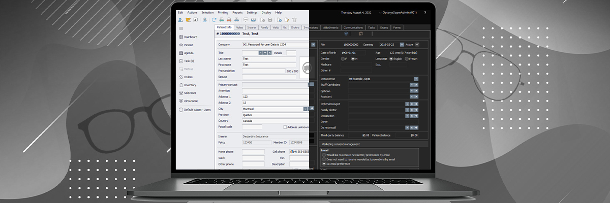 Optosys software